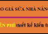 ĐƠN GIÁ SỬA NHÀ NÂNG TẦNG