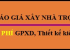 BÁO GIÁ THI CÔNG XÂY DỰNG NHÀ TRỌN GÓI