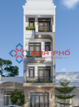 Thiết kế mẫu nhà 4 tầng hiện đại ở quận Gò Vấp 