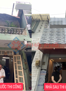 Sửa chữa, cải tạo nhà ở phường Tân Phong Quận 7.