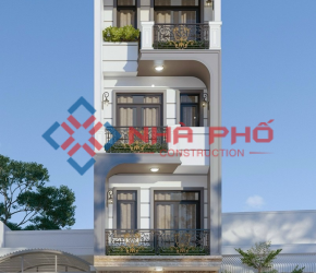 Thiết kế mẫu nhà 4 tầng hiện đại ở quận Gò Vấp 