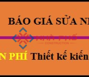 ĐƠN GIÁ SỬA CHỮA NHÀ MỚI NHẤT HIỆN NAY