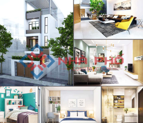 Thiết kế nhà 2 mặt tiền